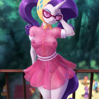 Rarity's camping outfit